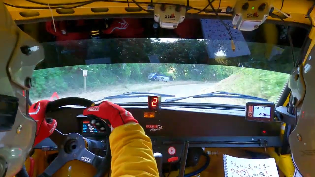 Rally Hustopeče 2023 Urban & Urban Škoda 130 Lr RZ 2 (zavada na motoře)