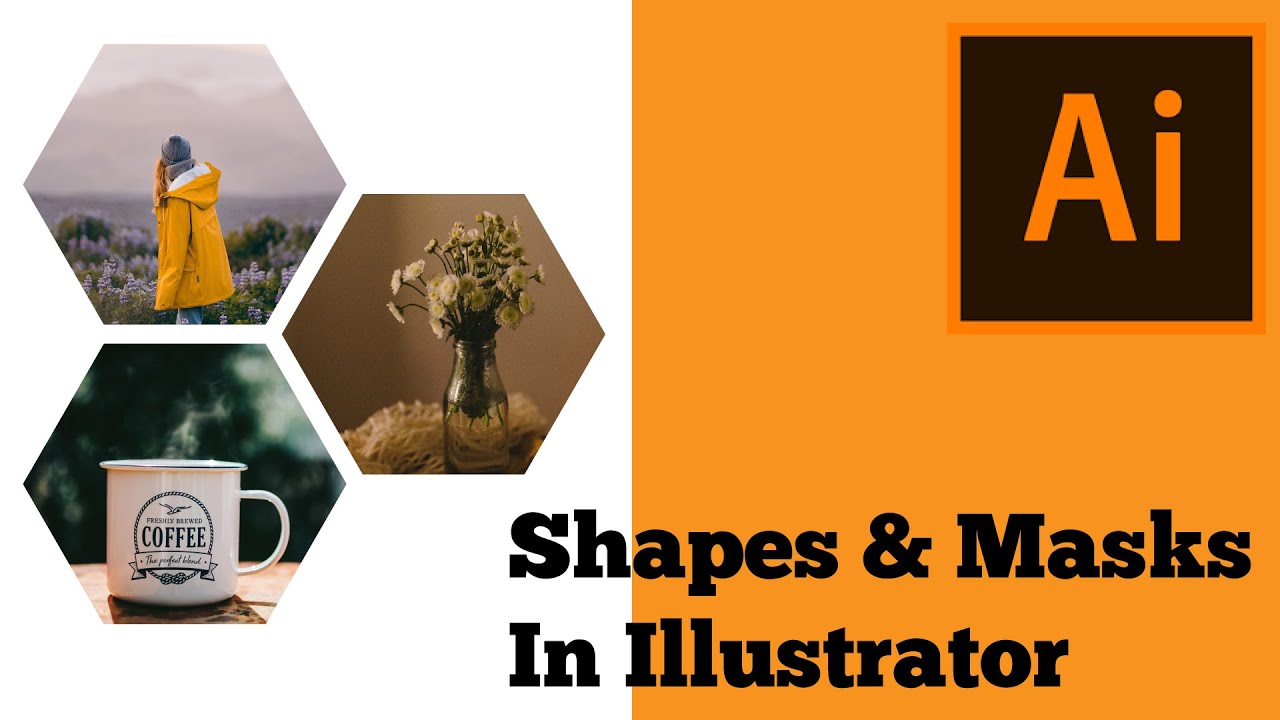 Adobe Illustrator tutorial- Using transparency / opacity mask