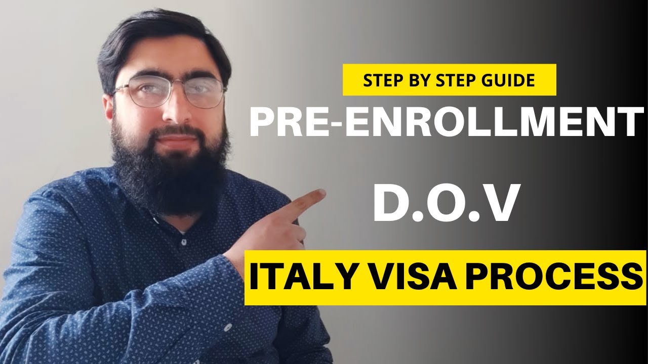 How to apply for DOV, Pre-enrollment and Italy Student Visa? || Urdu | Hindi