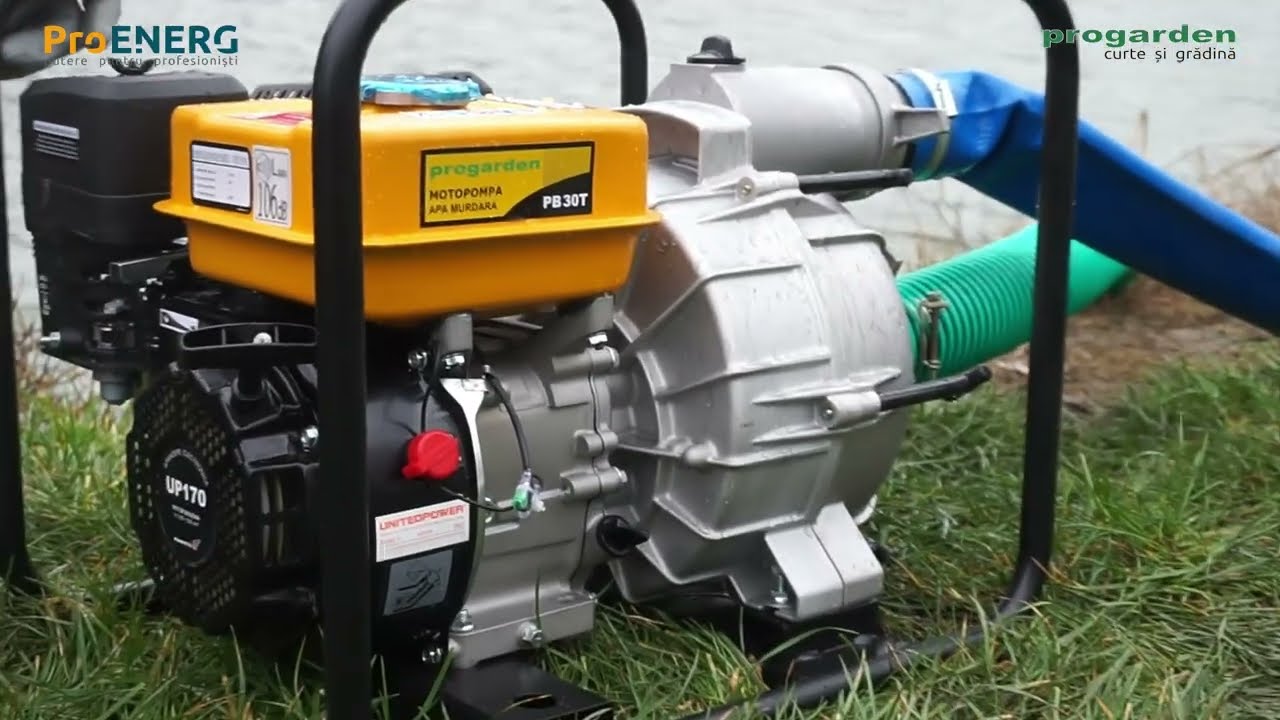 Cum instalăm și folosim motopompa de ape murdare ProGarden PB30T
