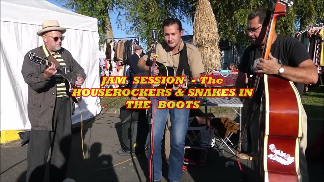 Jam  Session  - The Houserockers & Snakes in the Boots -  Barking up the Wrong Tree - # 17  K- F & T