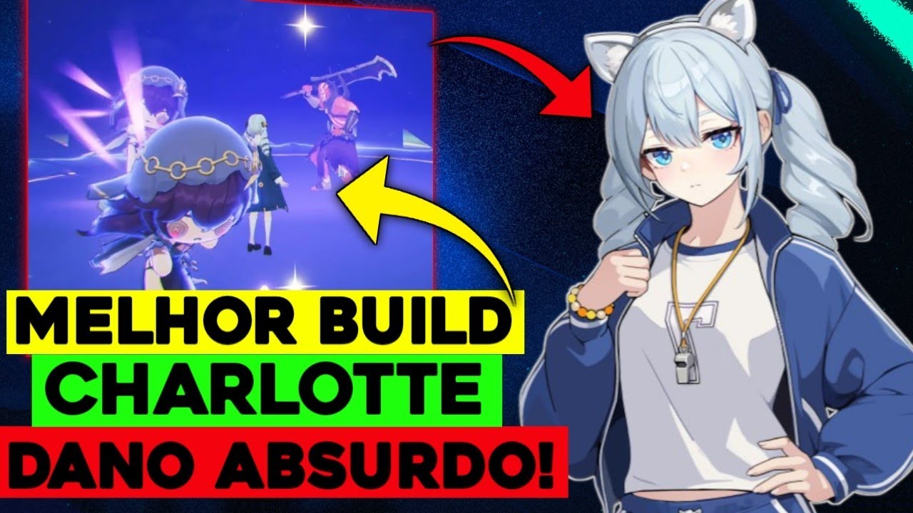 GUIA MELHOR BUILD PARA CHARLOTTE, Artefatos, Habilidades, atributos, armas - Solo Leveling Arise