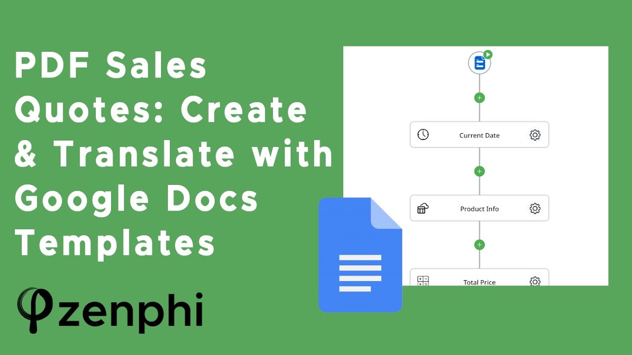 Creating & Translating PDF Sales Quotes Made Simple Using Google Docs Templates