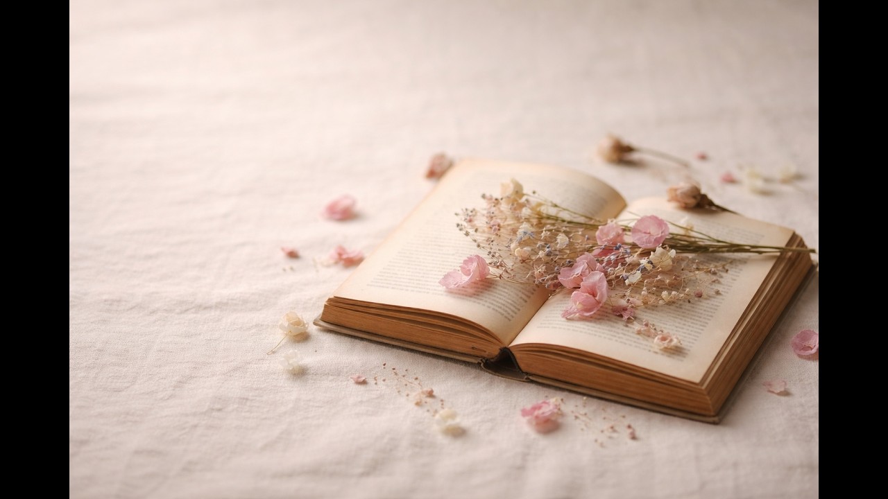 a faint scent of dried petals