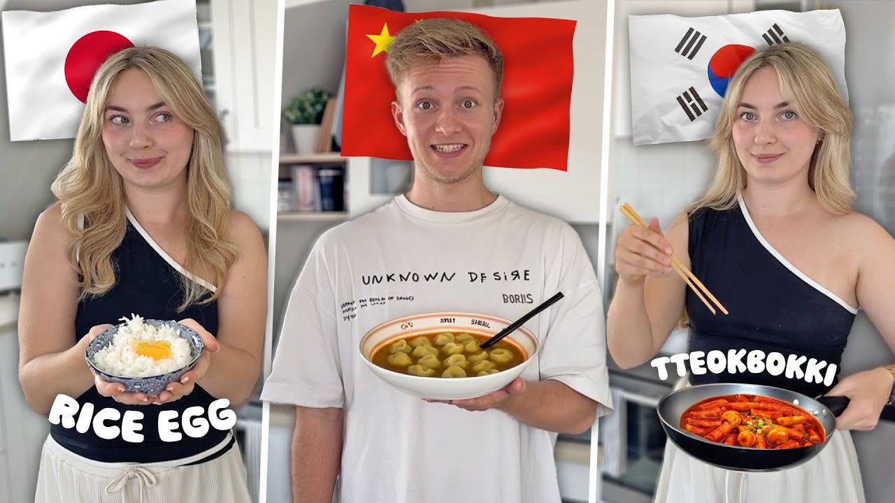 WIR essen 24h NUR ASIATISCHES ESSEN 🍜 (aka 24h REIS essen🥲)