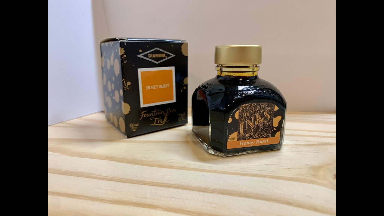 Diamine Honey Burst ink review