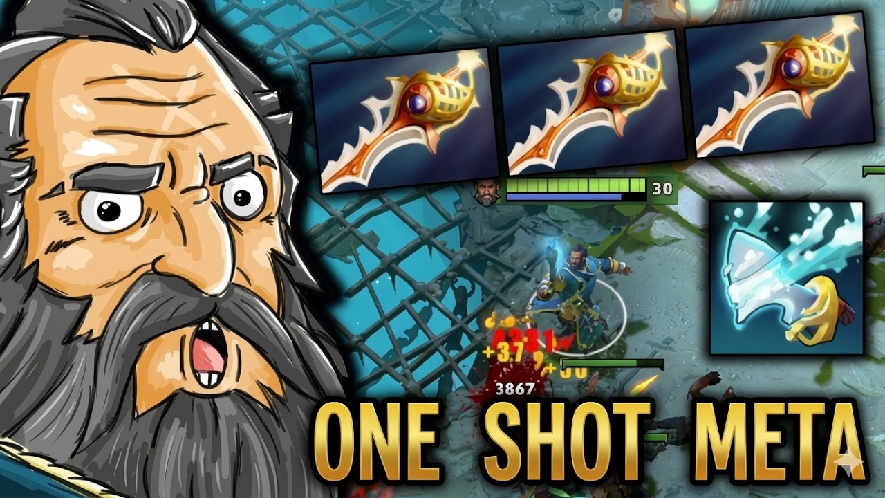 One Shot Kunkka x3 Divine Rapiers🔥🔥🔥39 Kills Carry The Game | Dota 2 Gameplay