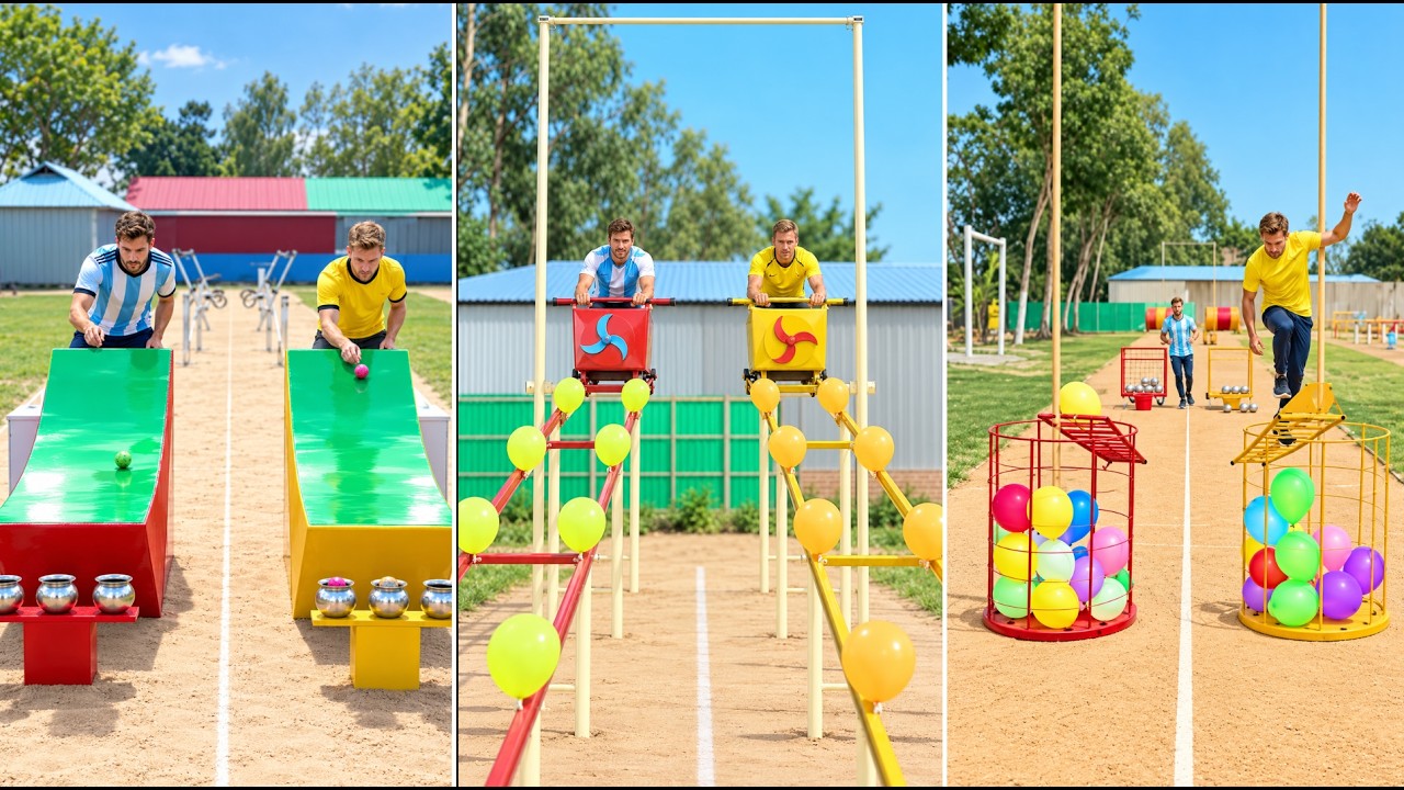 Brazil vs Argentina 🎈 Extreme Village Challenge &ndash; Only One Will Survive! 😱🔥ChallengeKings