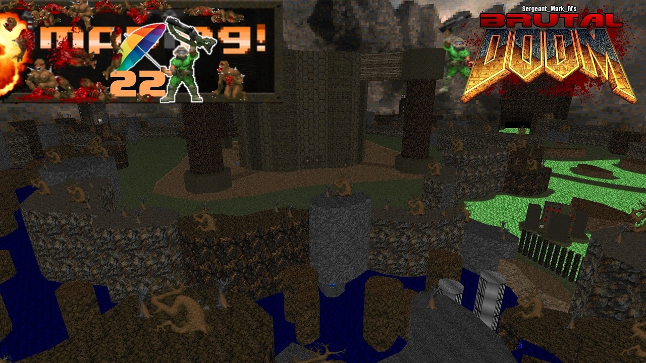 Brutal Doom Realism: Imp rocketing community project map22