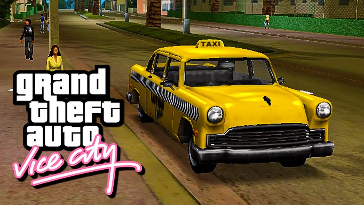 GTA Vice City (Classic) - Side Mission - Taxi Driver [100 Fares]