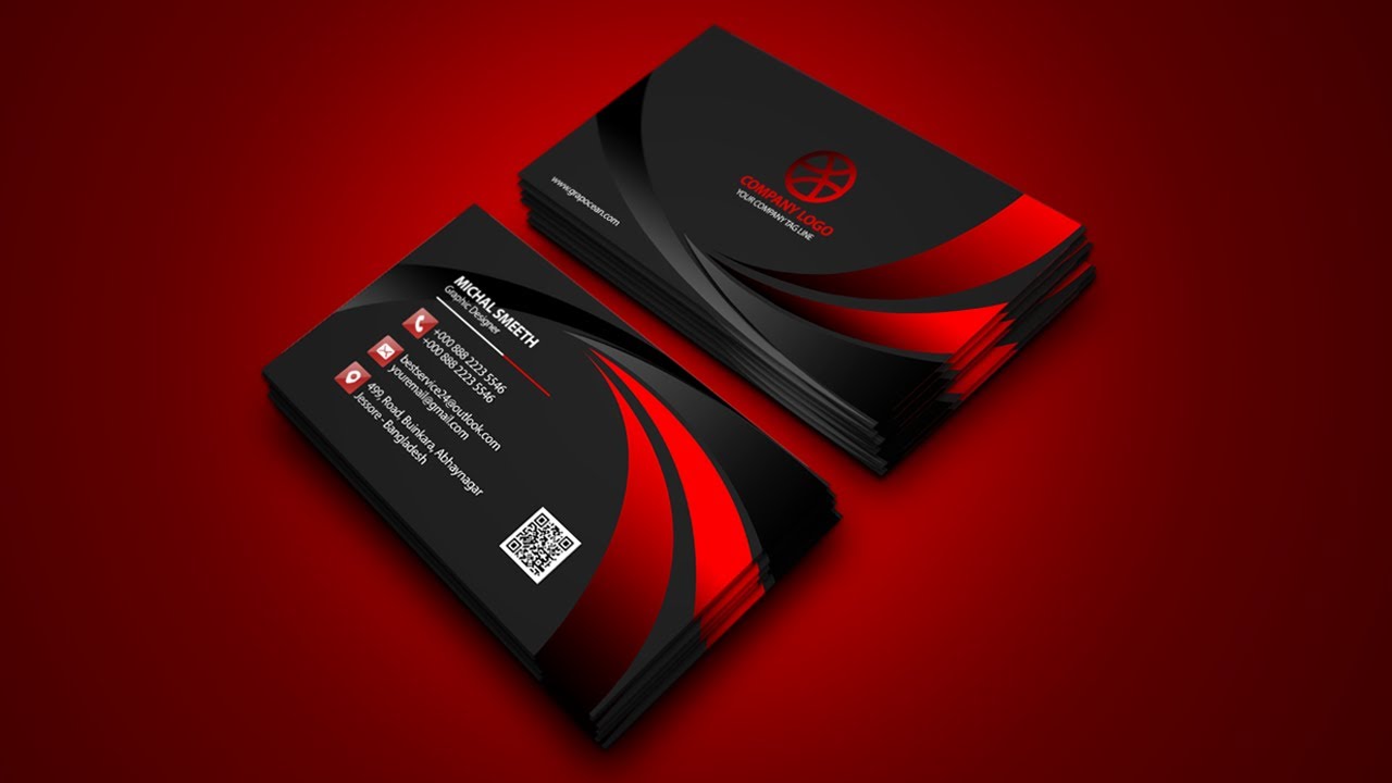 Make Professional Business Card - Photoshop Cc