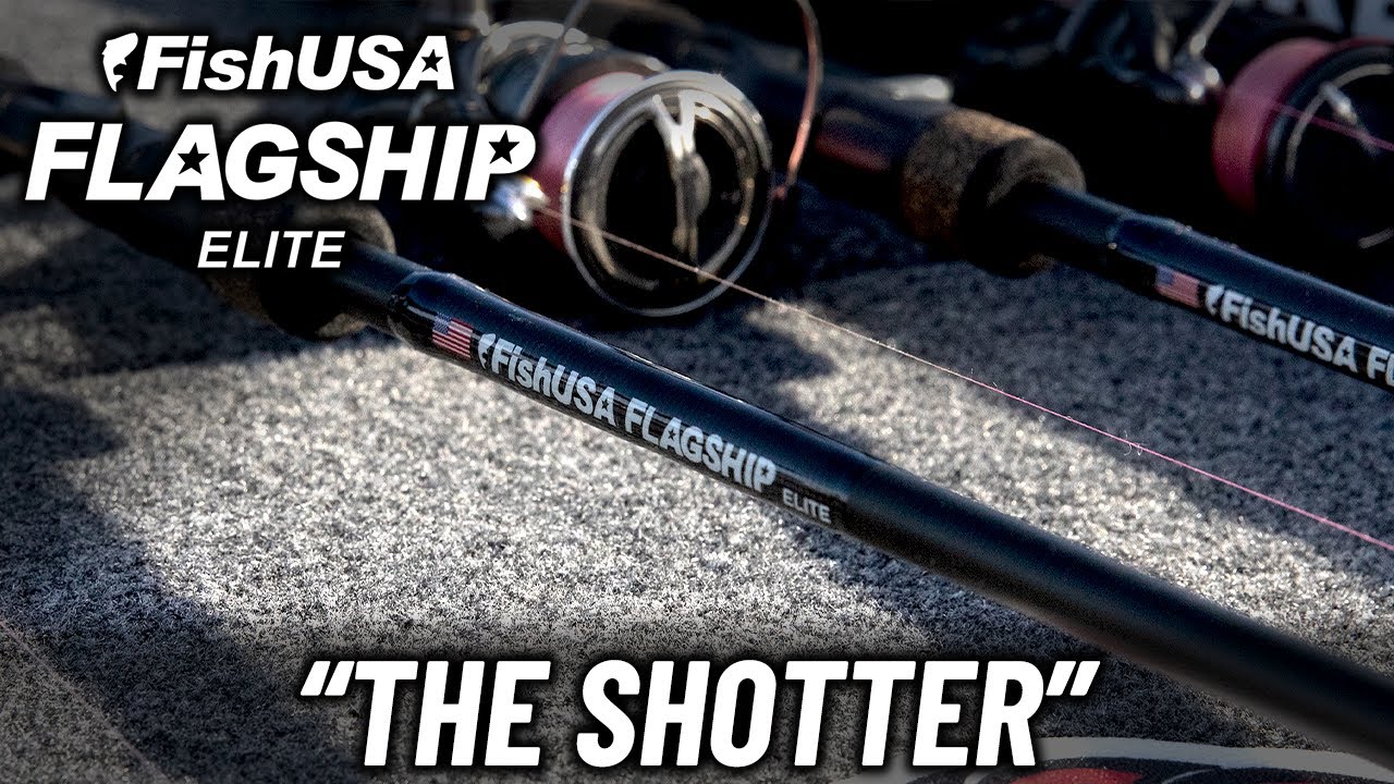 The Shotter - FishUSA Flagship Elite Spinning Rod - Dropshot Fishing for Bass Rod