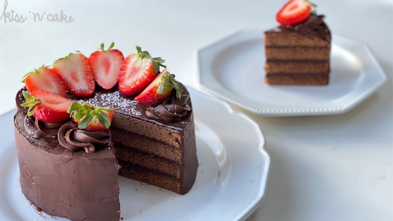 Ganache Chocolate Cake | kiss 'n' cake