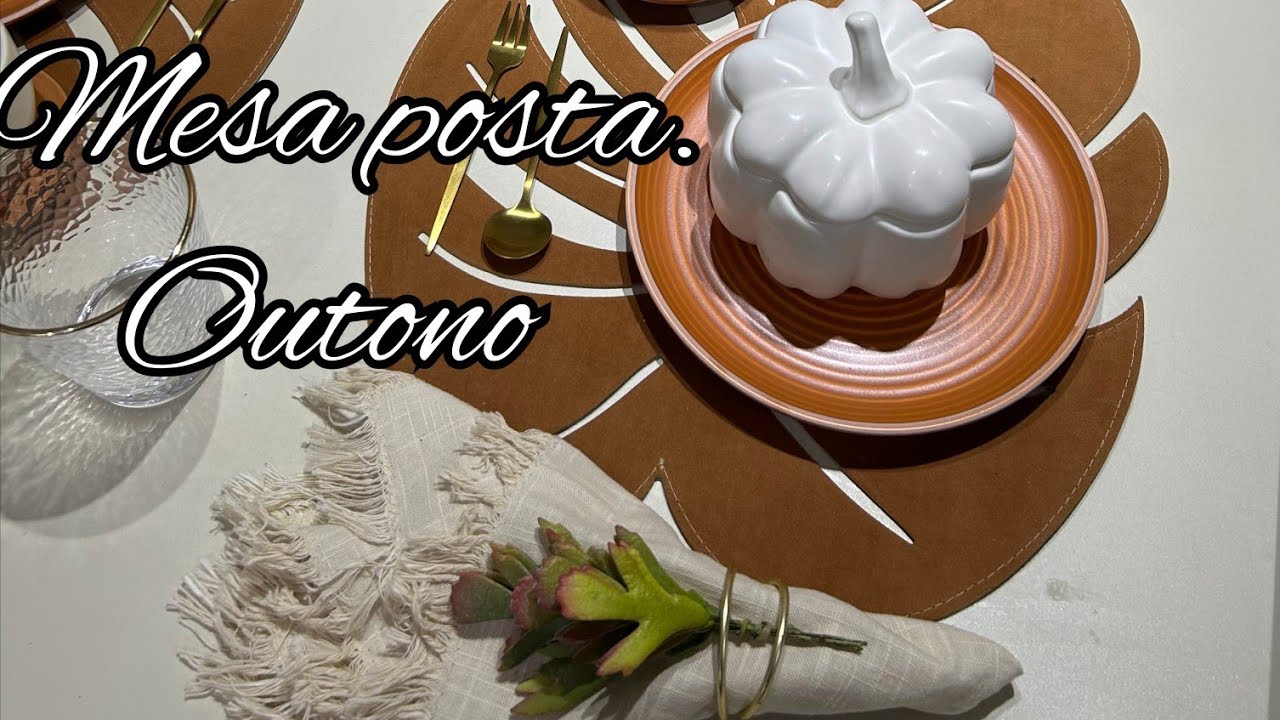 MESA POSTA OUTONO / COLAB CANAL CASA FUNCIONAL GAGNO.