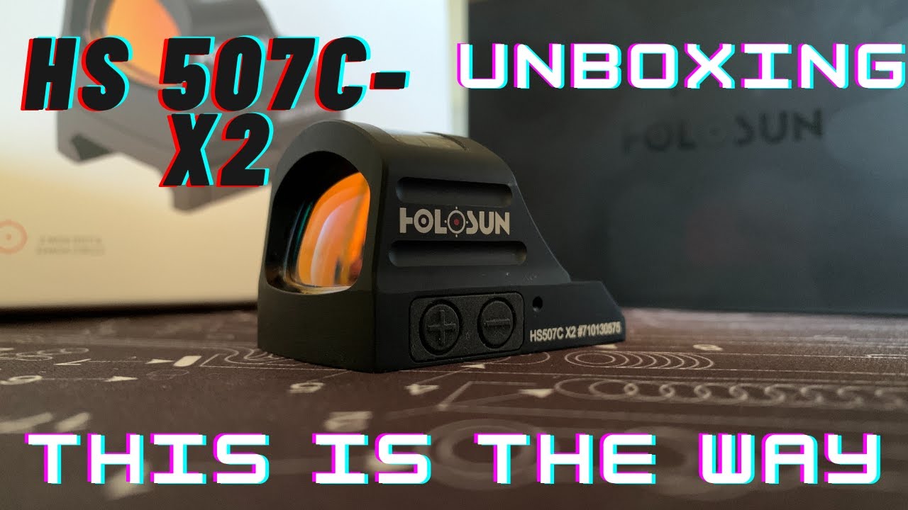 Распаковка Holosun HS507c X2