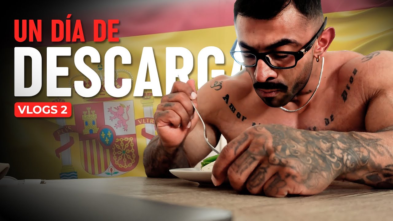 📍Todo lo que COMO en un día de DESCARGA 💀 Cómo reduzco mi PESO para poder COMPETIR  🇪🇸