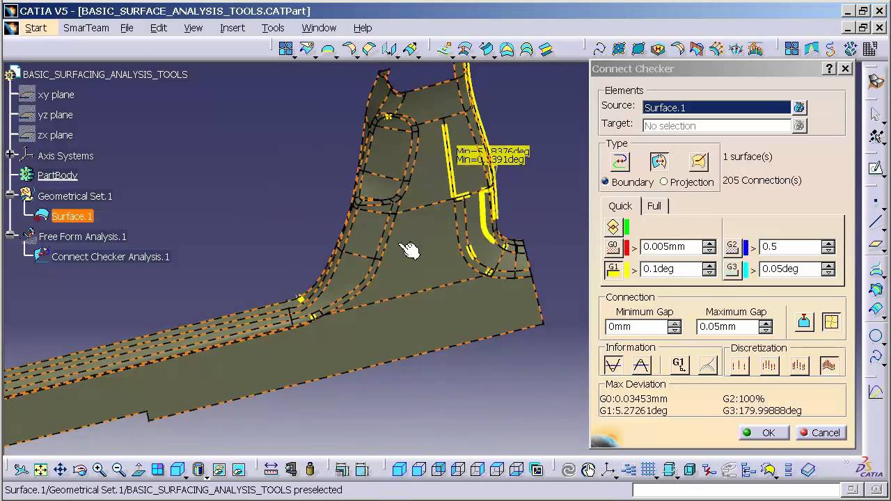 Catia V5 | Catia V6 Tutorial - Connect Checker