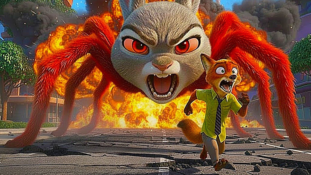 🐰🕸️ Judy Hopps: Caught in the Venomous Web ⚡🔥
