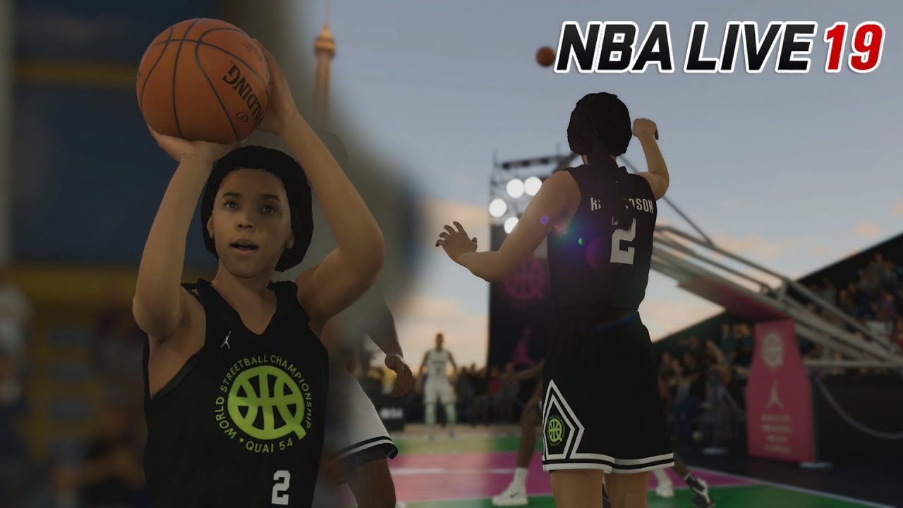 MY DAUGHTER GETTING BUCKETS | NBA Live 19 Demo