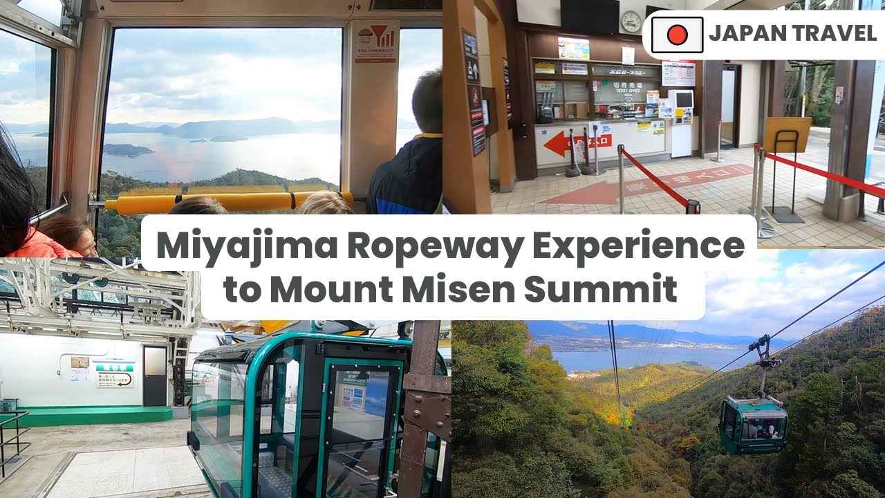 Miyajima Ropeway Cable Car Ride Experience to Mount Misen - Hiroshima Japan