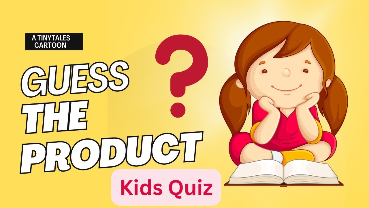 Guess the Product! 🧸 Fun Quiz for Kids | #TinytalesCartoon #Educationalvideos