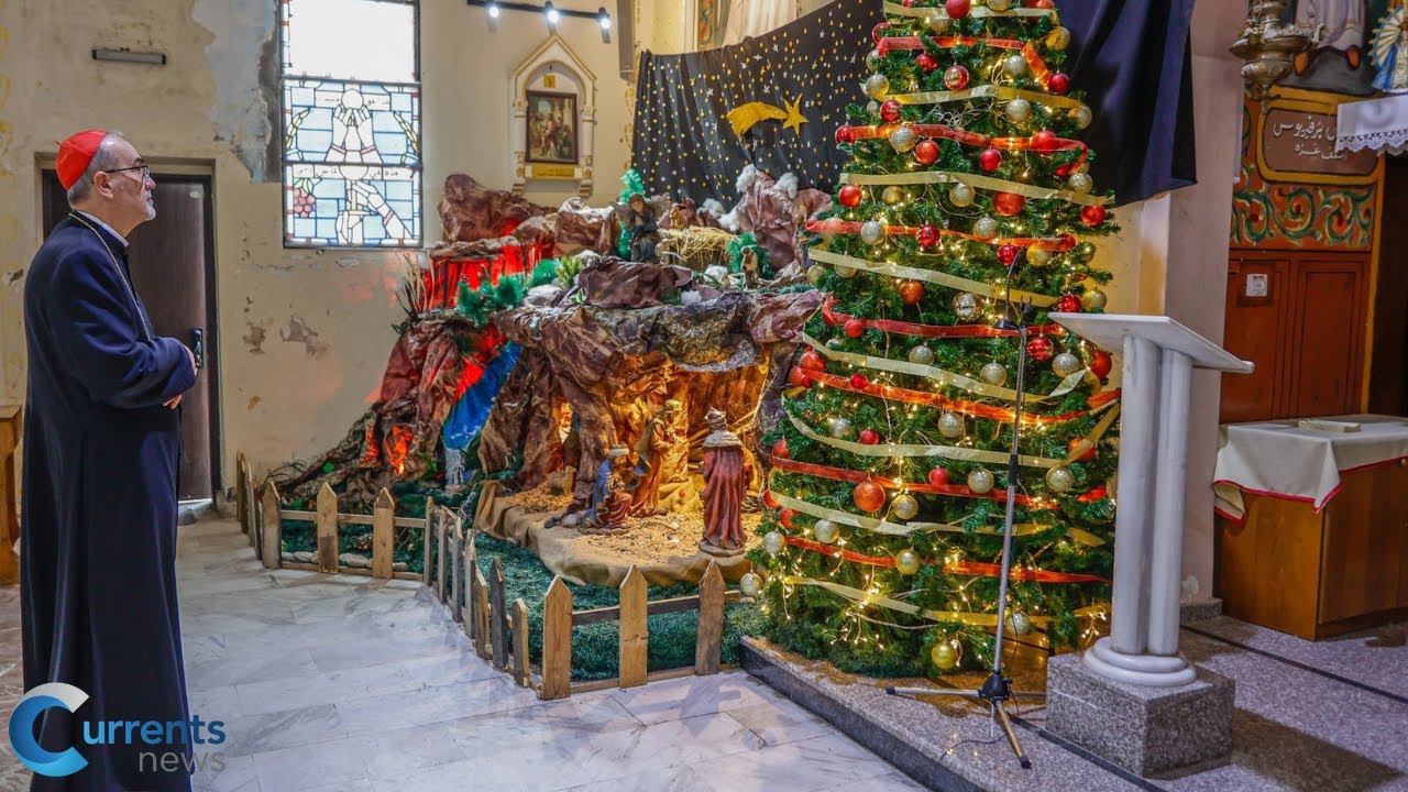 Cardinal Pierbattista Pizzaballa Visits Gaza City’s Holy Family Parish Before Christmas