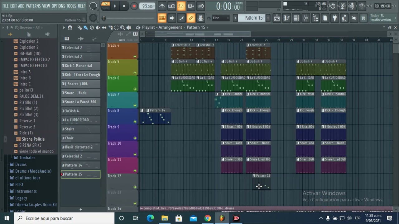 Así se hizo 911 de SECH |con plugins nativos Fl STUDIO 20 + FLP GRATIS