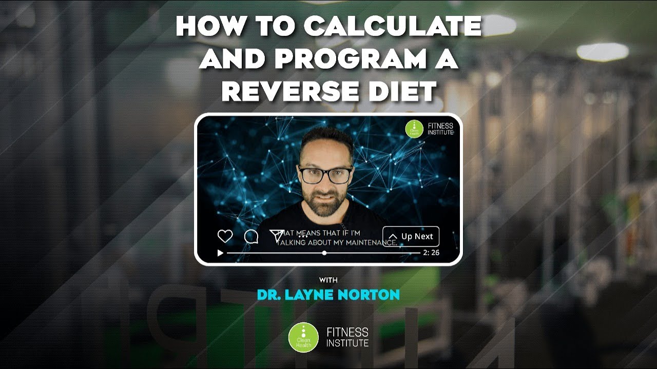 How to Calculate & Program a Reverse Diet