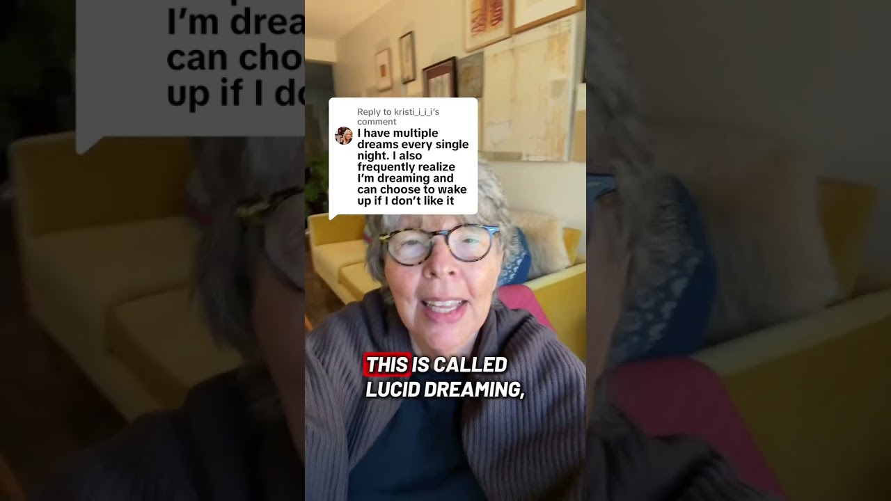 this dreamer can wake up inside of a dream and if they don’t like it, they wake themselves up!!!!!