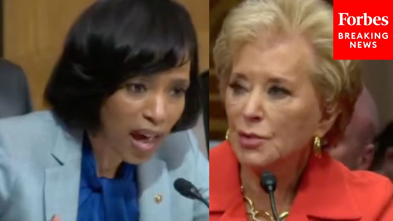 Angela Alsobrooks Grills Linda McMahon About Whether She'd Freeze Funds As Demanded By Trump