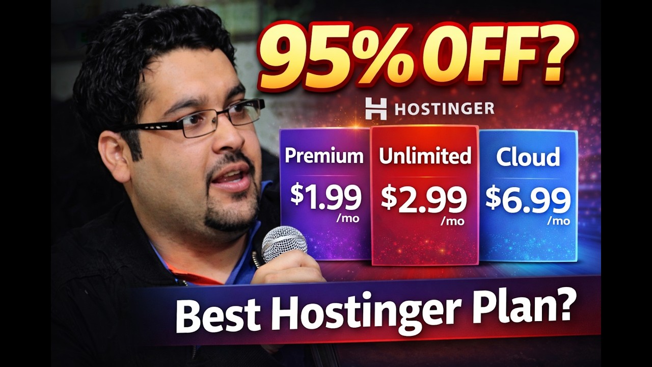 Hostinger Coupon Code 2026 95% OFF with Hostinger Premium vs Business vs Cloud Startup 2026