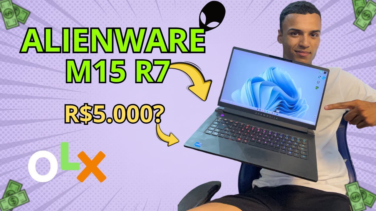 ALIENWARE M15 R7 da OLX??? Unboxing e primeiras impressões.