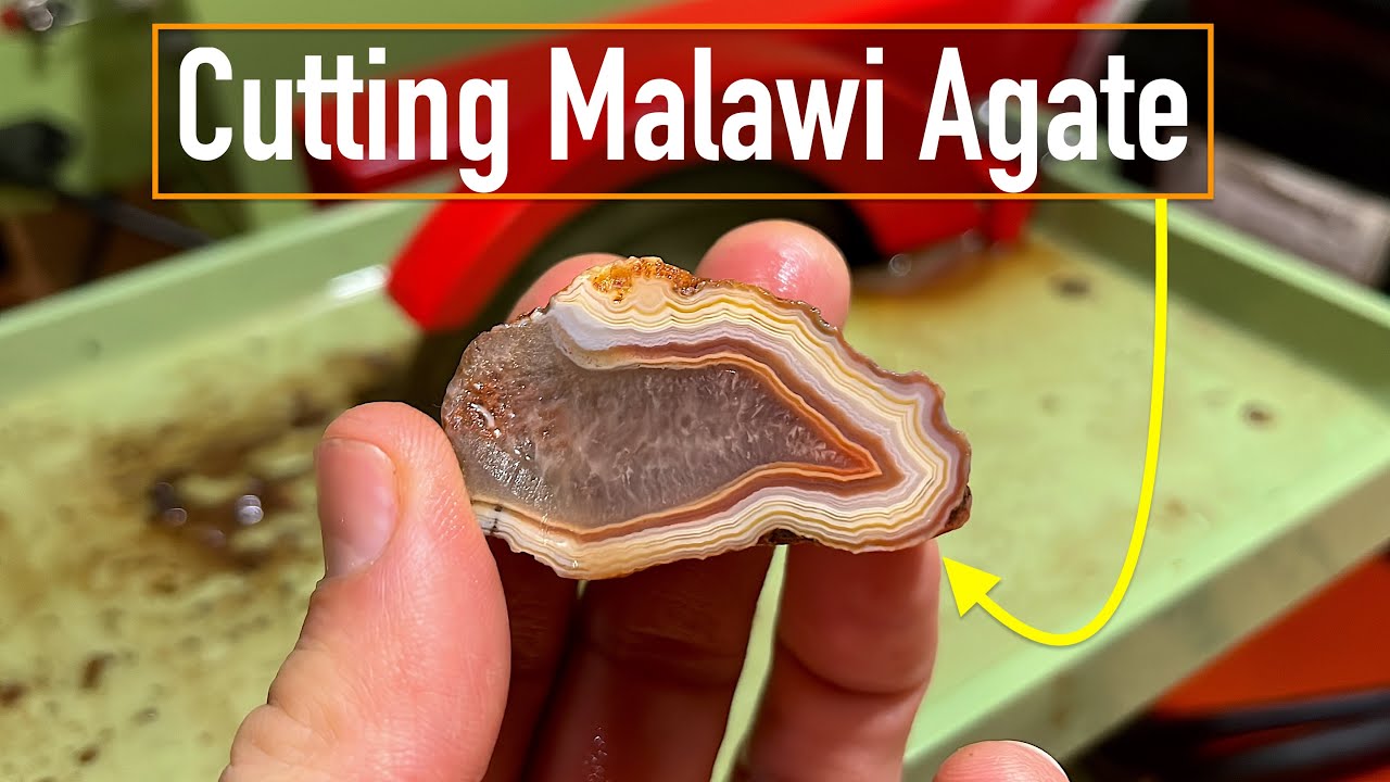 You've NEVER Seen AGATES Like This! - Cutting MALAWI AGATES