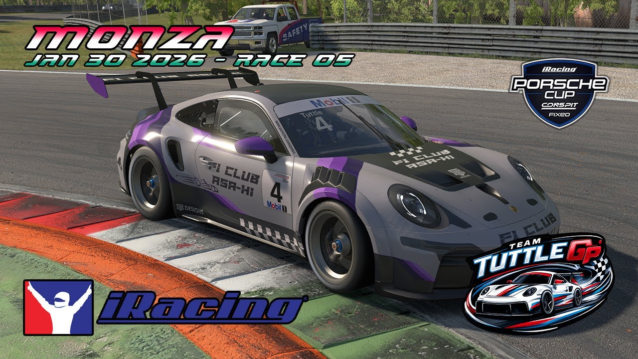 Race #05 - iRacing Porsche 911 Cup (992.2) Fixed - Monza Race 2026 01 30