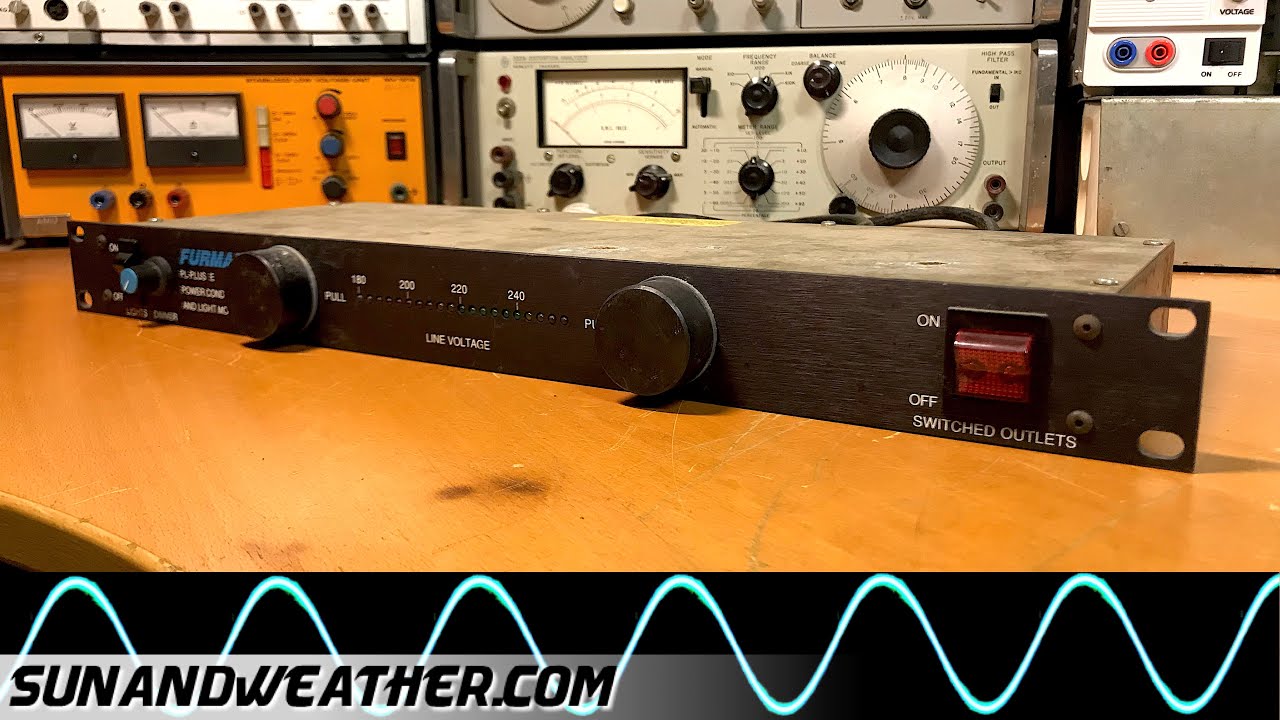 How does a Power Conditioner Work? + Dimmer Repair - Furman PL-PLUS E