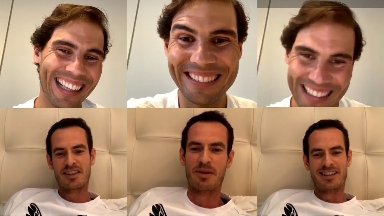 Rafael Nadal live with Andy Murray