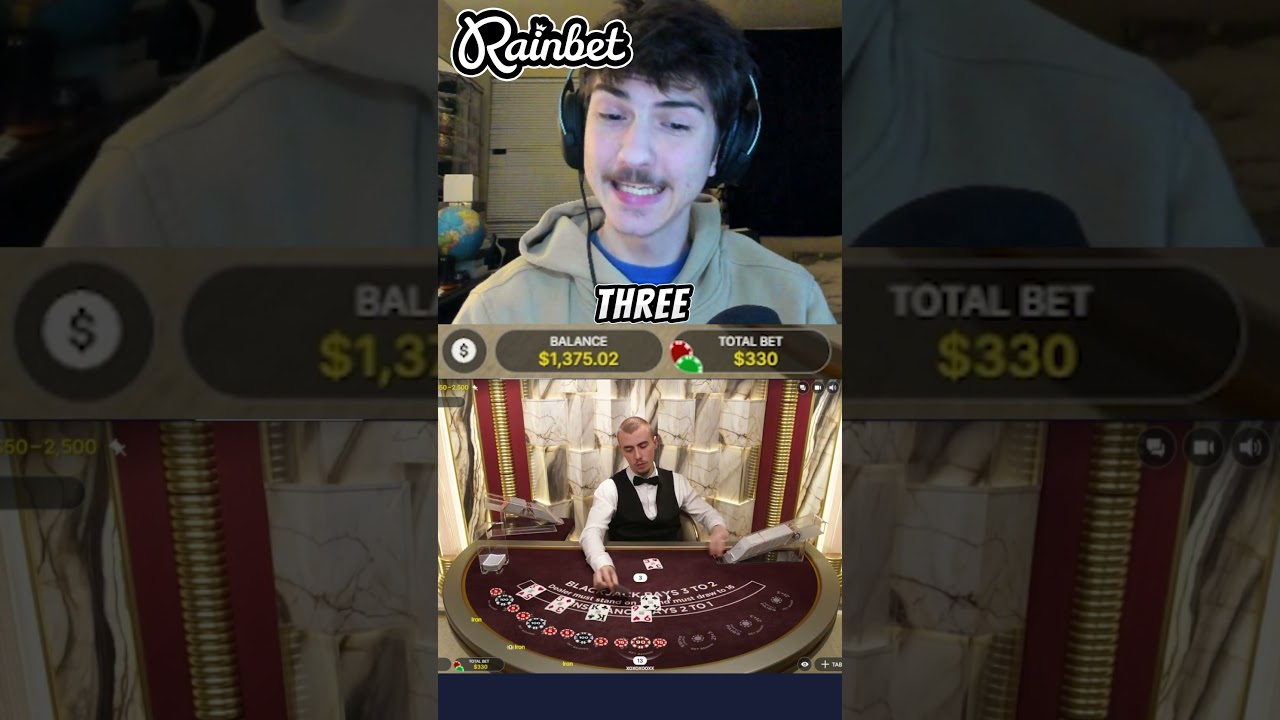 Can He BEAT the Dealer with High Stakes Blackjack?! 🃏💥