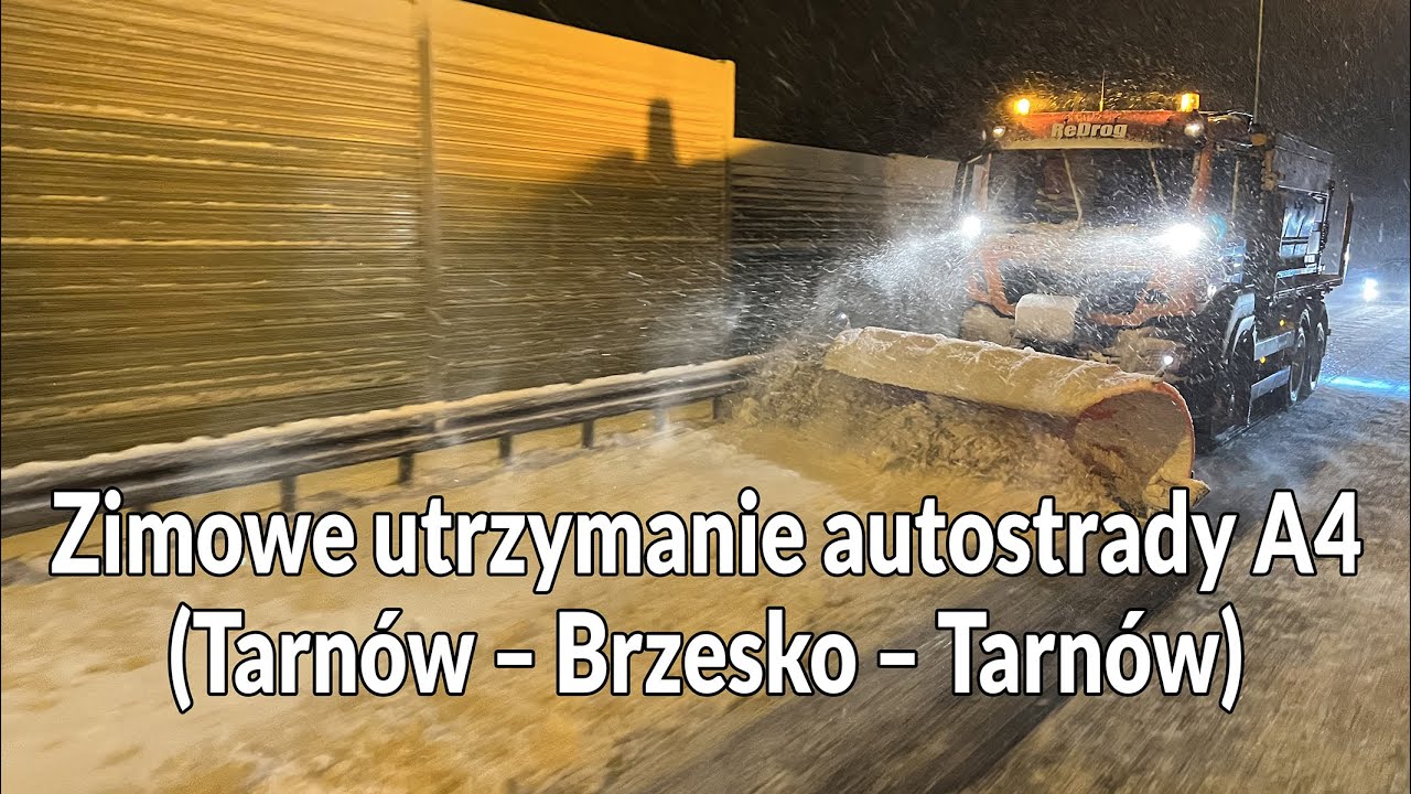 Zimowe utrzymanie autostrady A4 (Tarnów – Brzesko – Tarnów)