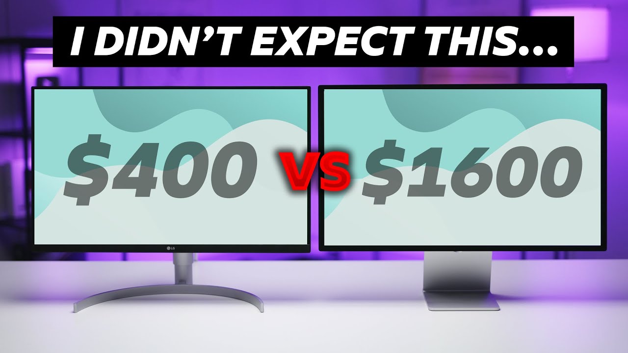 Бюджетный 4K-монитор против студийного дисплея — ближе, чем вы думаете...