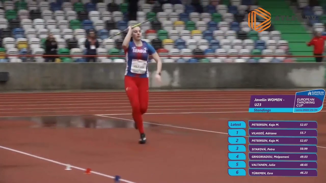Adriana Vilagoš (18, koplje) - 60.72m | ZLATO U23 Bacačko Prvenstvo Evrope 2022