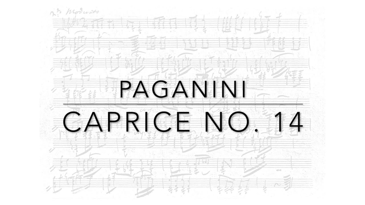 Paganini: Caprice No. 14, performed by Jerry Chang, cello