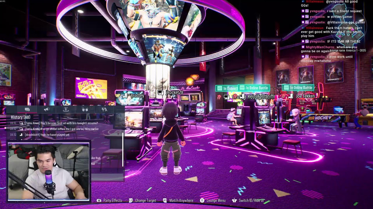 Your favorite FGC Content Creator (I'm bad😡🤣) l⚫TIKTOK⚫🟣TWITCH🟣 TEKKEN LOUNGE WHAAAT!?!?!