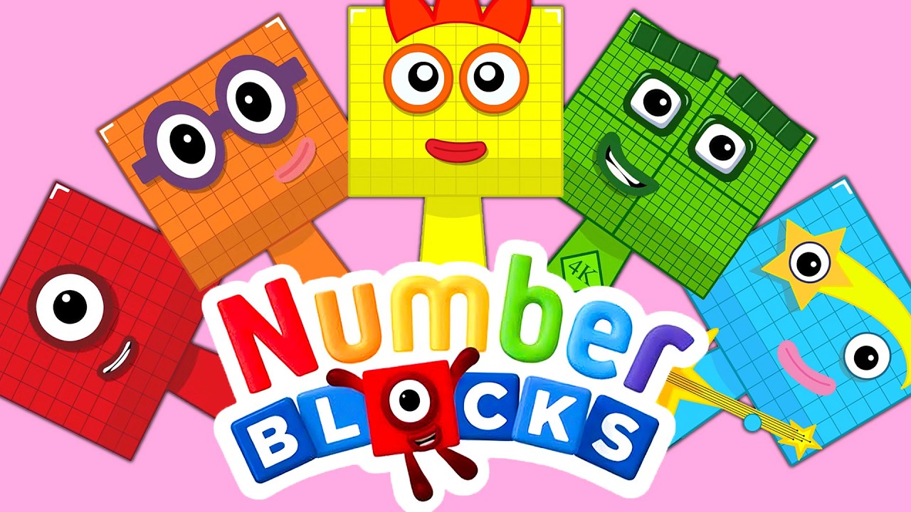 Sprunki OC All NumberBlocks (ONE THOUSAND ~ FIVE THOUSAND) | All Phase 1 to Phase 2