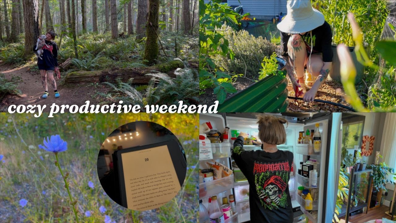 let's have a productive summer weekend 👩‍🌾🧼🖥️