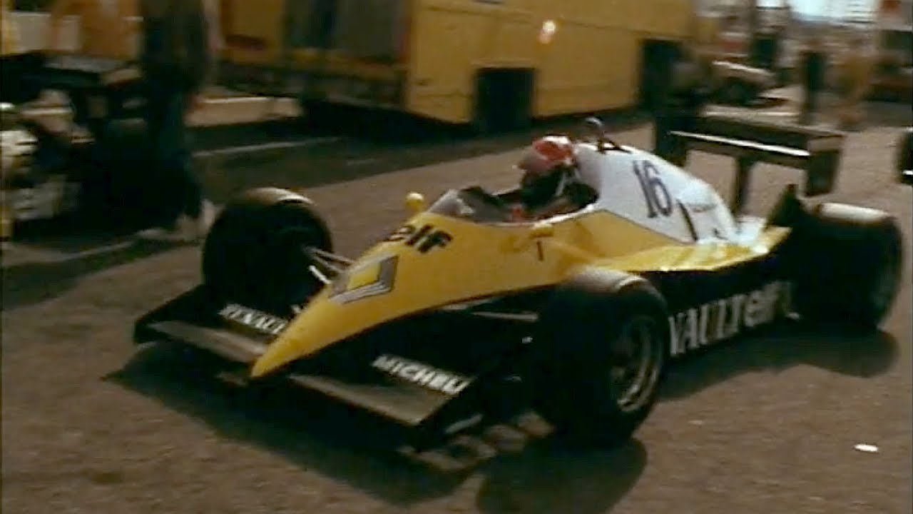 Renault Formula 1 RE 40 at Le Castellet (Circuit Paul Ricard) - Historical Footage, 1980