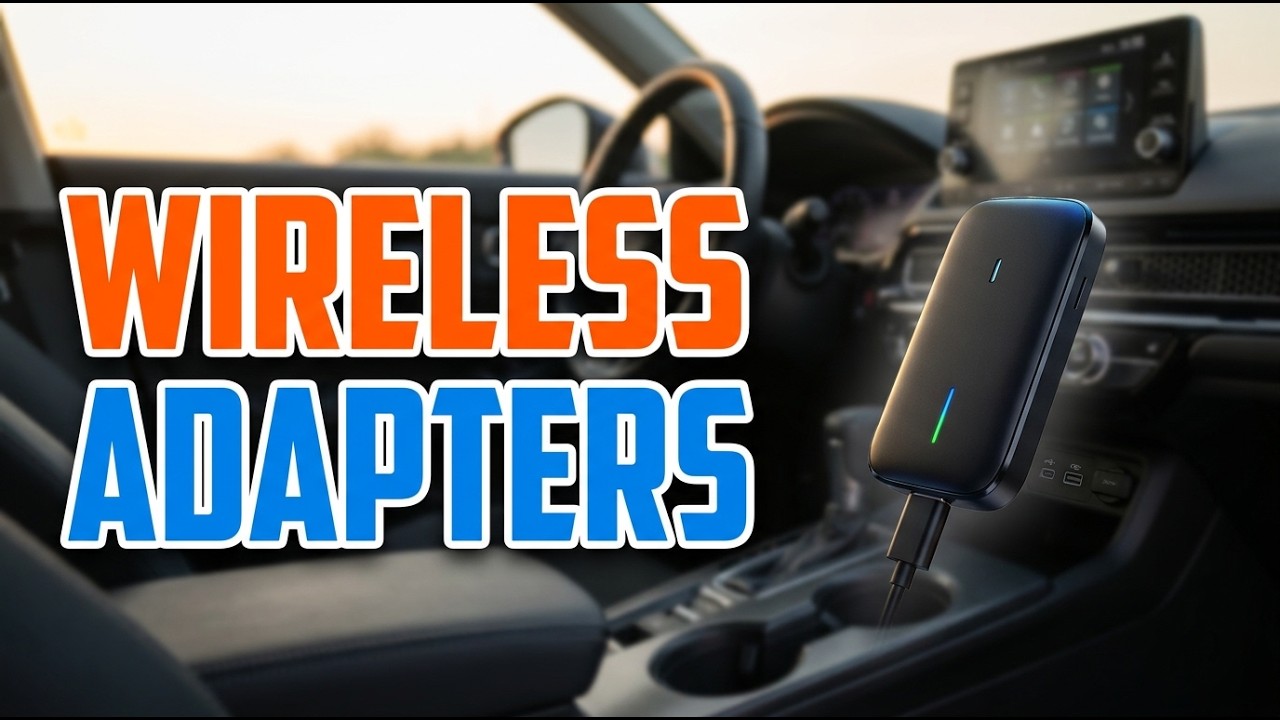ТОП-5 лучших беспроводных адаптеров CarPlay и Android Auto 2026 | Беспроводные адаптеры CarPlay и...