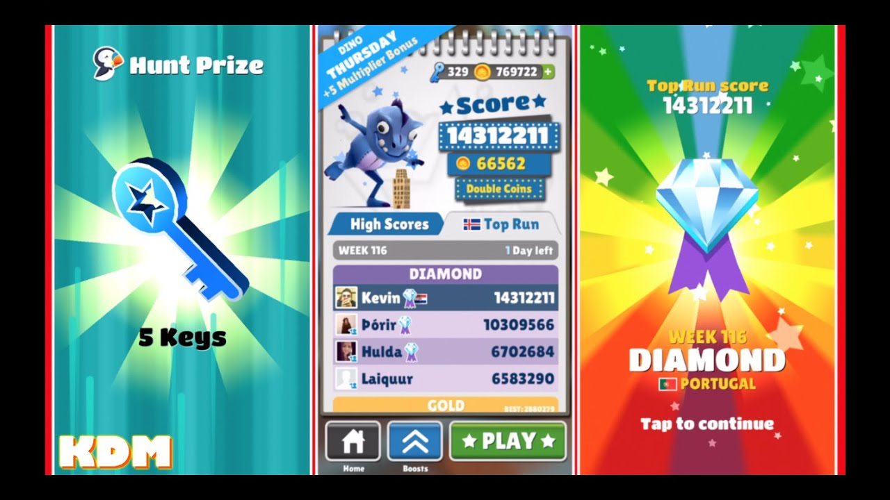Subway Surfers Week 116 Top Run Contest Win! Reading Comments!