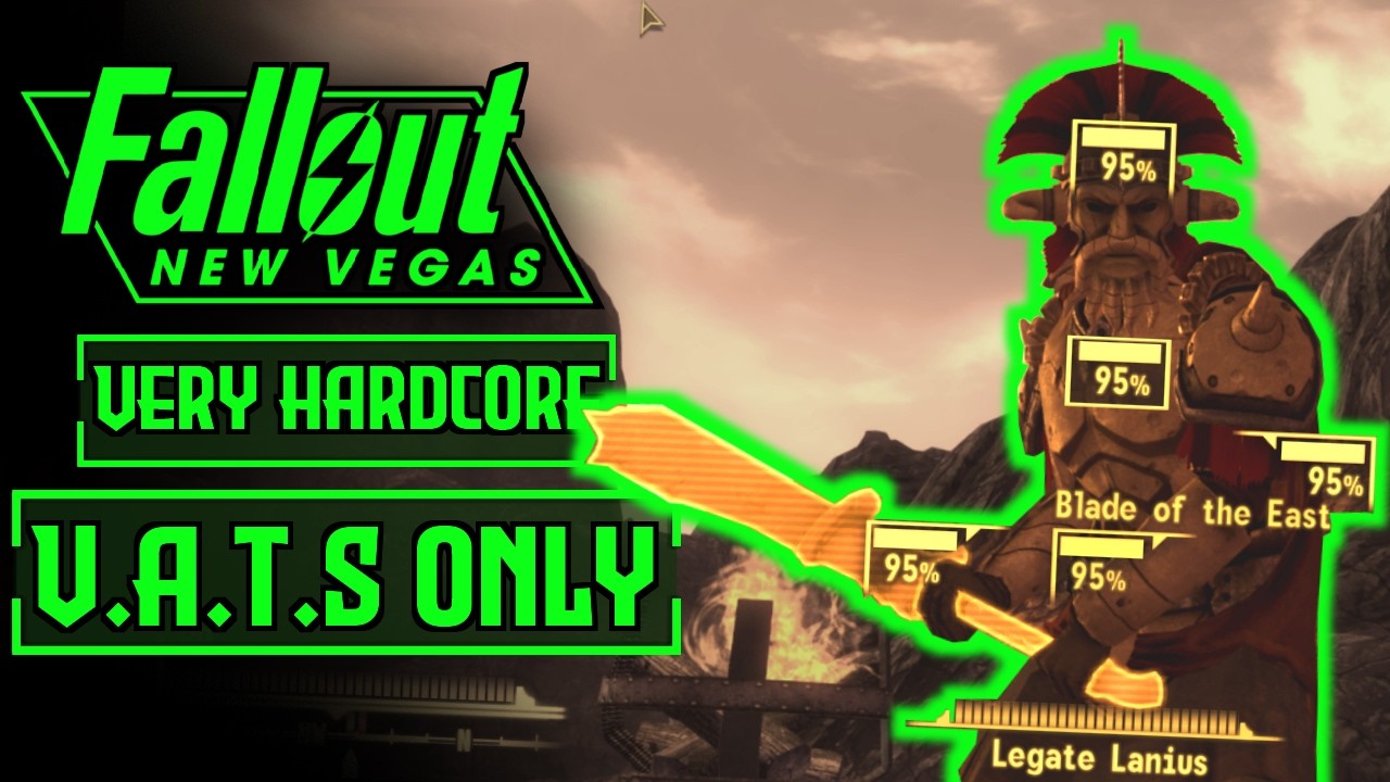 Can I Beat Fallout New Vegas Very Hardcore Difficulty WITH ONLY VATS?! | Fallout New Vegas Challenge