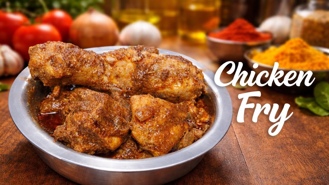 Easy spicy chicken Fry🤤🍗