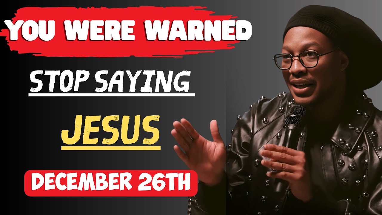 ⚠️ WARNING: SAYING JESUS WITHOUT KNOWING THIS IS DANGEROUS | DECEMBER 26TH